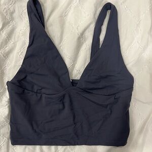 Garage Dark Navy V-Neck Tank Bralette